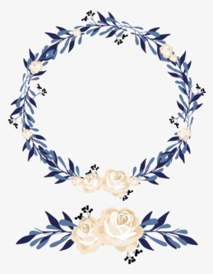 Pin By Paula Andrea Russi On Vectores & Plantillas - Coroa De Flores Para Convite De Casamento