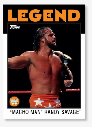 "macho Man" Randy Savage 2016 Wwe Heritage Base Poster - Jim The Anvil Neidhart Poster