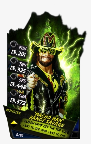 Randysavage S4 17 Monster - Wwe Supercard Monster Cards