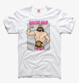 Randy Savage World Champion Macho Man Wrestling T-shirt - Cartoon