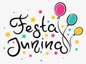 Poster With Hand-drawn Text Festa Junina And Balloons, - Balao De Festa Junina Psd