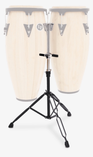 Latin Percussion City Congas With Stand, Natural Wood
