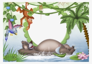 Cadre Animaux Jungle