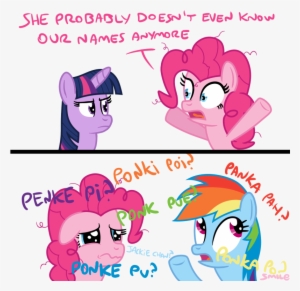 01 Po Pe Acke Chpj Onke Pv Pony Face Pink Text Facial - Cartoon