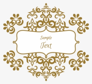 Ornament Greeting Card Template Frame Png And - سكرابز اطارات اطار للتصميم Png