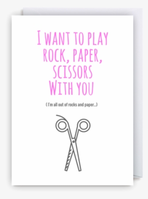 I Want To Play Rock, Paper, Scissors - Lesbian Rock Paper Scissors