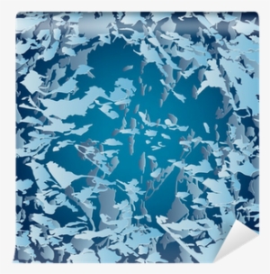 Abstract Vector Background With Loosened Ice Shards - Vector Graphics