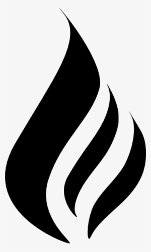 Flame Silhouette Png - Black Flame Logo