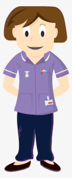 Childrenã”ã‡ã S Community Nursing Opt 1 - District Nurse Cartoon