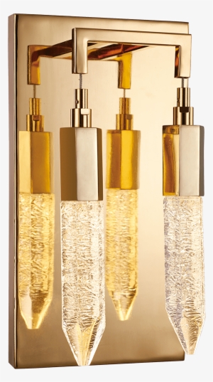 Shard 2 Light Wall - Illuminati Mb17003025-2agol Shard Double Wall Gold