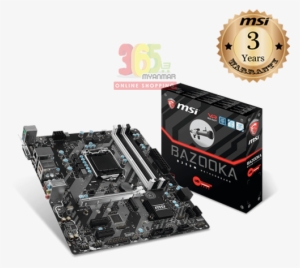 Msi B250m Bazooka, Motherboard - Msi B250m Bazooka Micro Atx