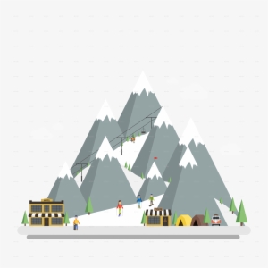 062 1 Ski Resort-01 - Ski Resort Png