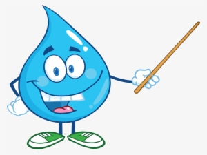 Water Cartoon Png Clip - Gota De Agua Animada