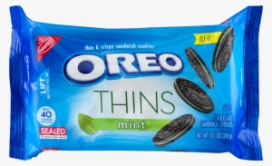 Oreo Thins Mint Crème Chocolate Sandwich Cookies