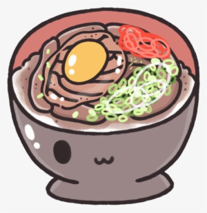 Chinese Clipart Kawaii - Katsudon Cartoon