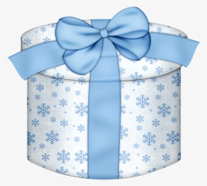 White And Blue Gift Box Png Gallery - Gift Blue Clipart