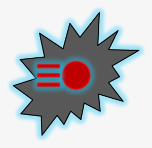 Destructive Items Are Black Explosions With A Red Bullet