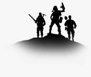 Silhouette Of Army Man Holding Gun Vector Image - Raksha Bandhan