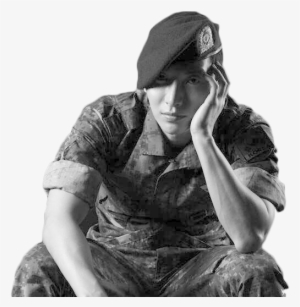 Army Png Picture - Black And White Army Png