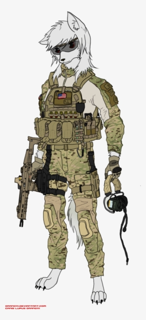 Collection Of Free Furry Drawing Army Download On Ubisafe - Furry Wolf T Shirts