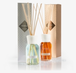 Orange Glow And Silver Sparkle - Millefiori Orange Glow