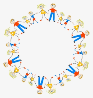 Big Image - Stick Figure Family Circle