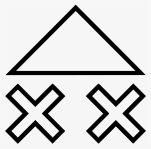 Png File - Cross Sign White