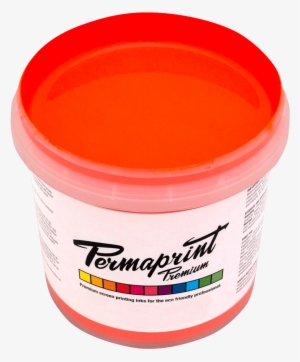 1 L Ppp Glow Orange Web - Permaprint 300ml Fabric Printing Ink - Glow Blue