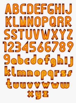 Glow Like Mysterious Typeface - Poster