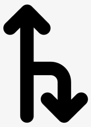 Two Arrows Pointing To Different Directions Vector - Two Arrows Two Directions