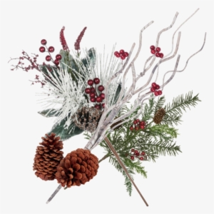 Evergreen Is Commonly Associated With Winter And It's - Snowy Floral By Sullivans Décor - Snowy Pine Pick