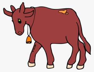 Red Cow Cartoon