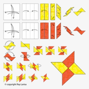 Make A Paper Ninja Swords Steps By Steps