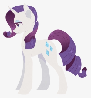 Raponee, Cel Shading, Lineless, Rarity, Safe, Simple - Pony