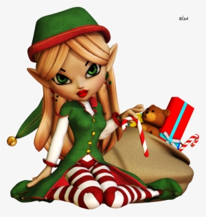 Elf Png Transparent Image - Christmas Dolls Clipart
