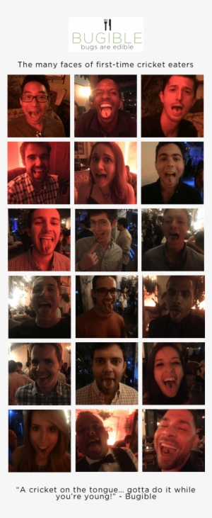 People Eating Bugs - Eating