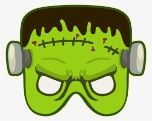 Graphic Black And White Download Frankensteins Monster - Frankenstein Mask Pngs