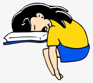 Student Sleep Class School Clip Art - Sleeping Student Clipart