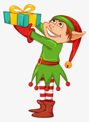 Clipart Reindeer Elf - Clip Art