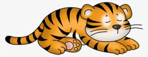 Tips For Better Sleep - Tiger Sleeping Clipart