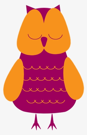 Sleeping Owl Clipart - Owl Sleep Vector Png