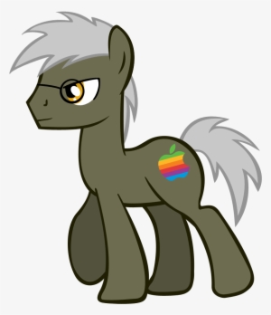 Steve Jobs As A Pony - Mlp Boy Pony Base