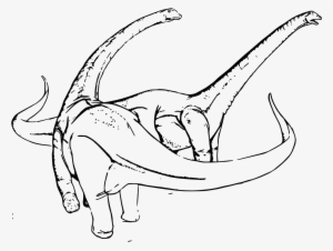 Dinosaurs Clipart - Alamosaurus Coloring Pages