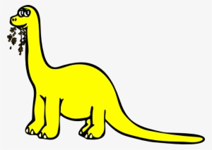 Cartoon Dinosaur Clipart - Yellow Dinosaur Clipart