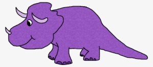 Purple Dinosaur Clipart - Dinosaur Clip Art