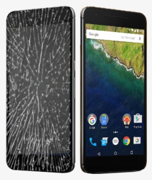 Huawei Cracked Screen Repairs - Exian Google Nexus 6p Tempered Glass Screen Guard Clear