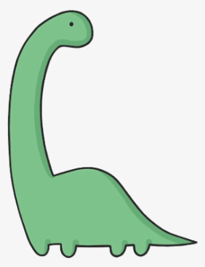 19 Dinosaurs Svg Freeuse Library Long Neck Huge Freebie - Kawaii Cute Dinosaur Drawing