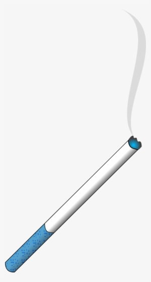 Lit Cigarette With Smoke - Cigarette .png