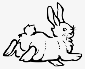 Happy Hopping Rabbit Svg Clip Arts 600 X 482 Px