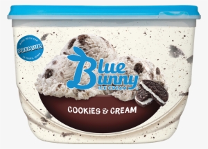 Cookies & Cream Ice Cream Sundae - Blue Bunny Cookies And Cream Ice Cream